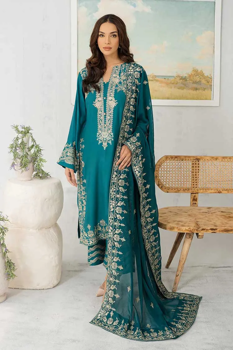 03 Evara Kaia Embroidered Raw Silk Collection