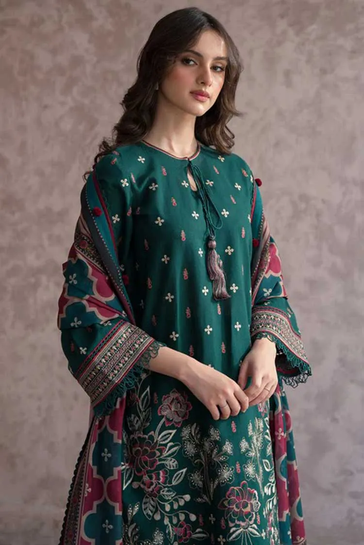 04 Juman Dastak Embroidered Khaddar Fall Winter Collection