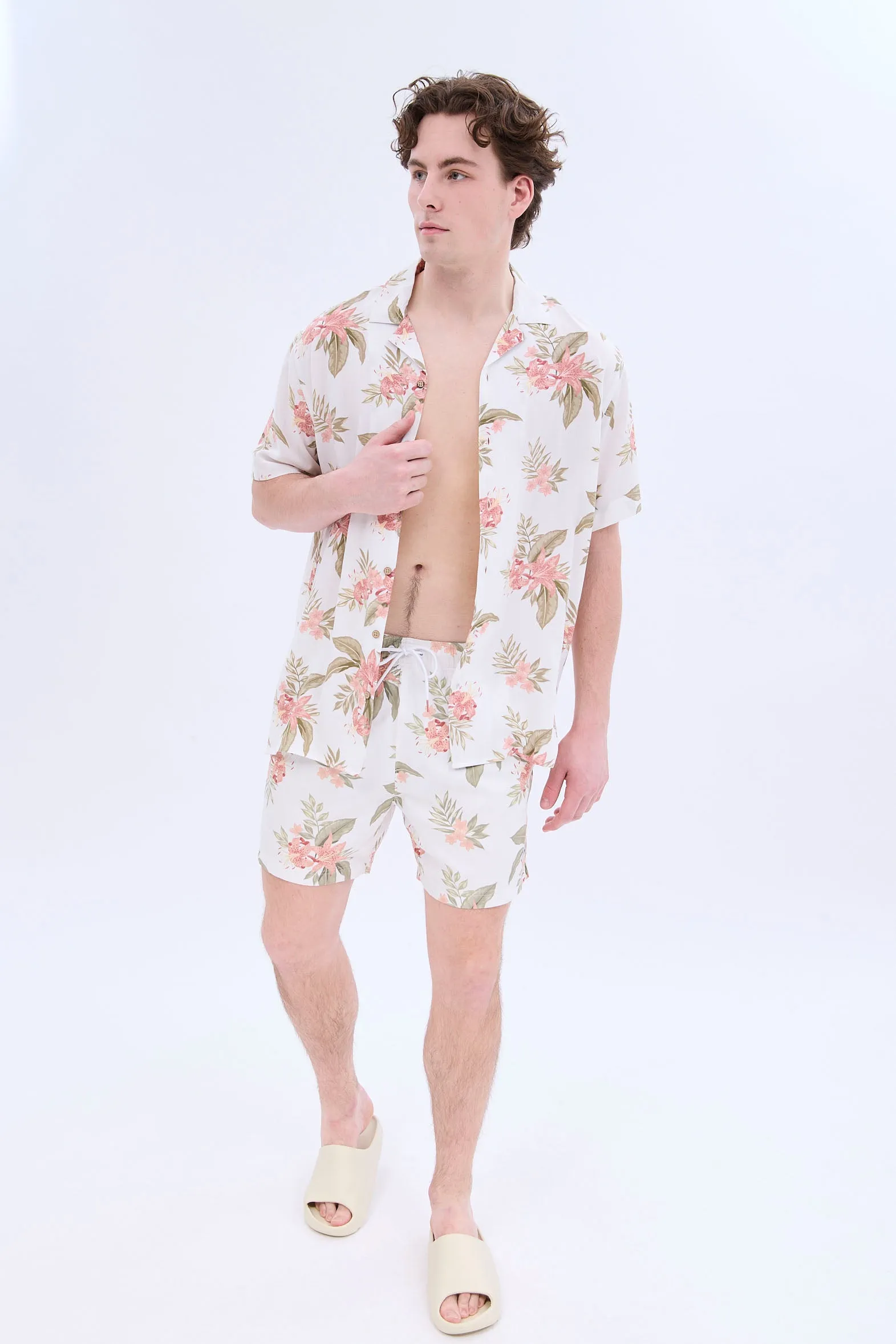 AERO Floral Printed Swim Short