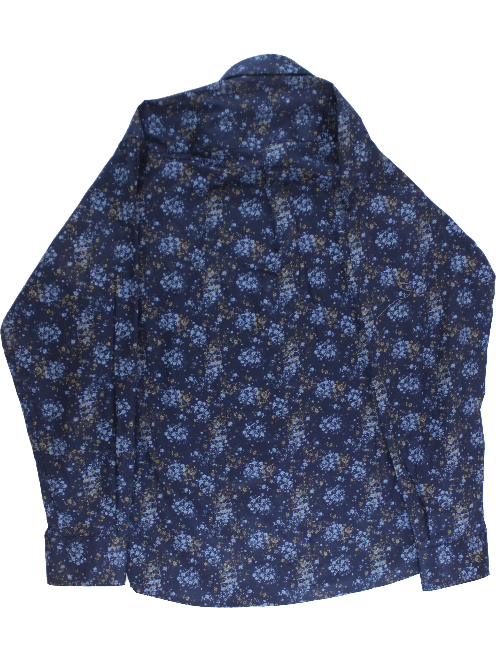 AERO Navy Patterned L/S Shirt