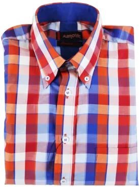 AERO Red Checkered S/S Shirt