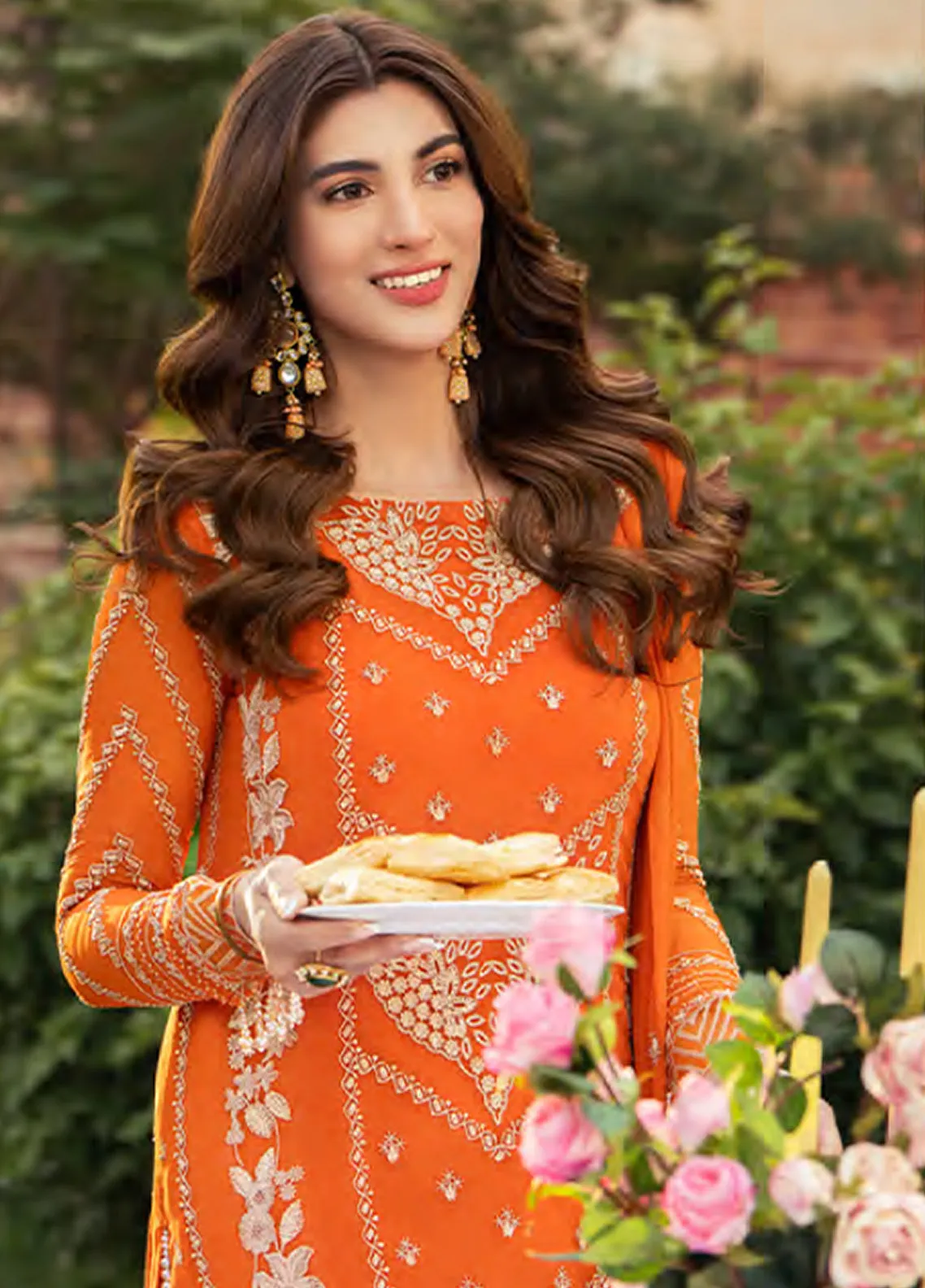 Afsanay By Shahzeb Textiles X Shireen Lakdawala Luxury Chiffon 3 Piece Unstitched Suit ST24A ZEINA