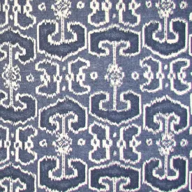 Alamo Fabric in Blue/Creme/Beige