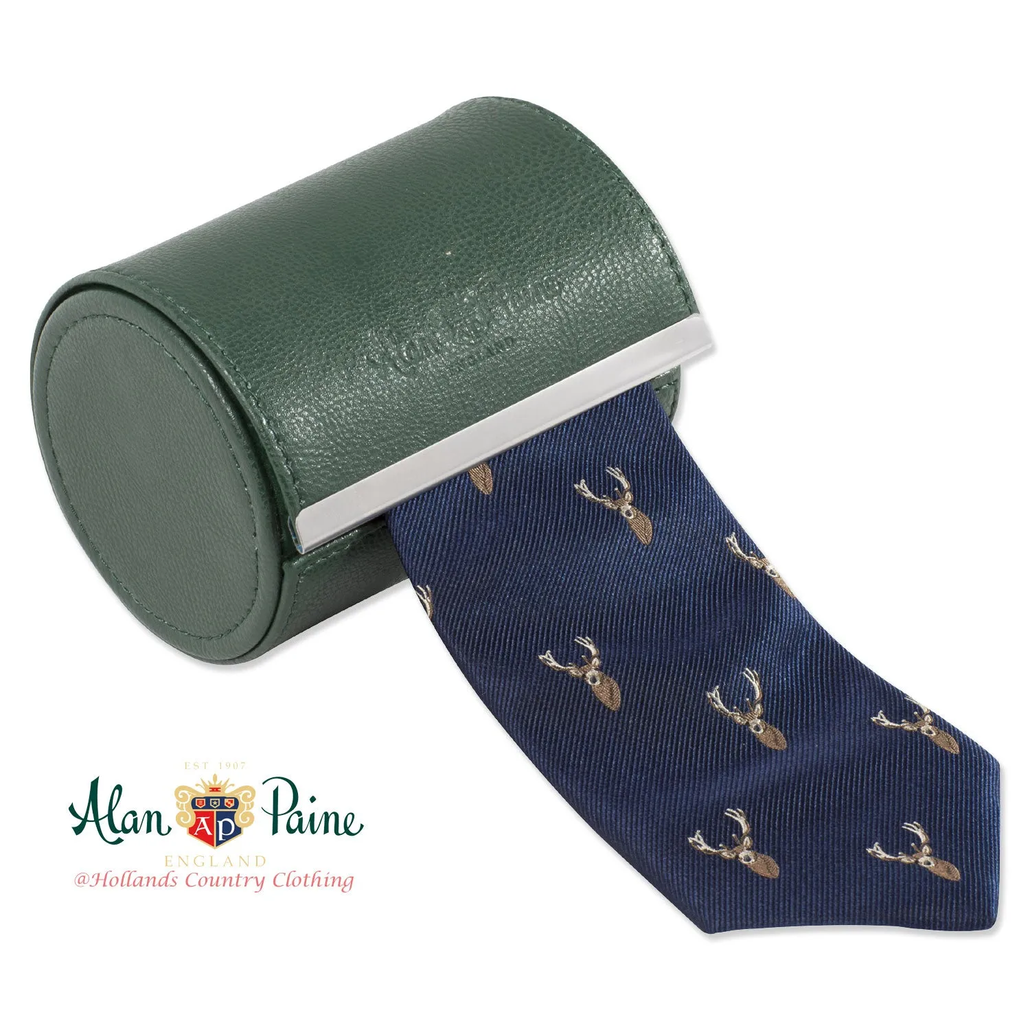 Alan Paine Ripon Silk Tie | Stag's Head