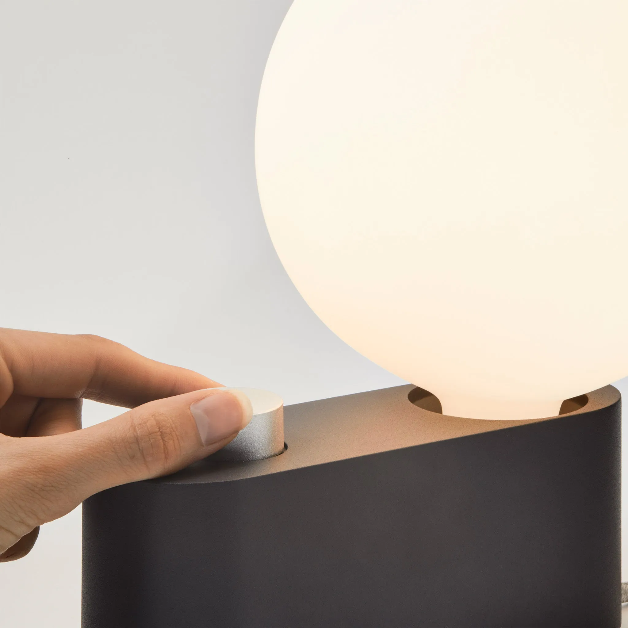 Alumina Multi-Use Lamp in Charcoal