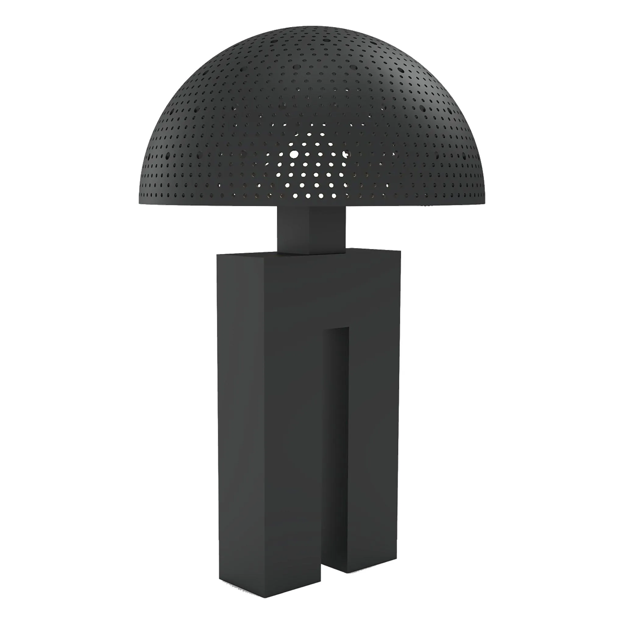 Amur Matte Black Table Lamp