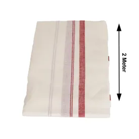 Angavastra - 2 Mtrs | Gundanchi Border Towel/ Thundu/ Kasavu Shawl for Men