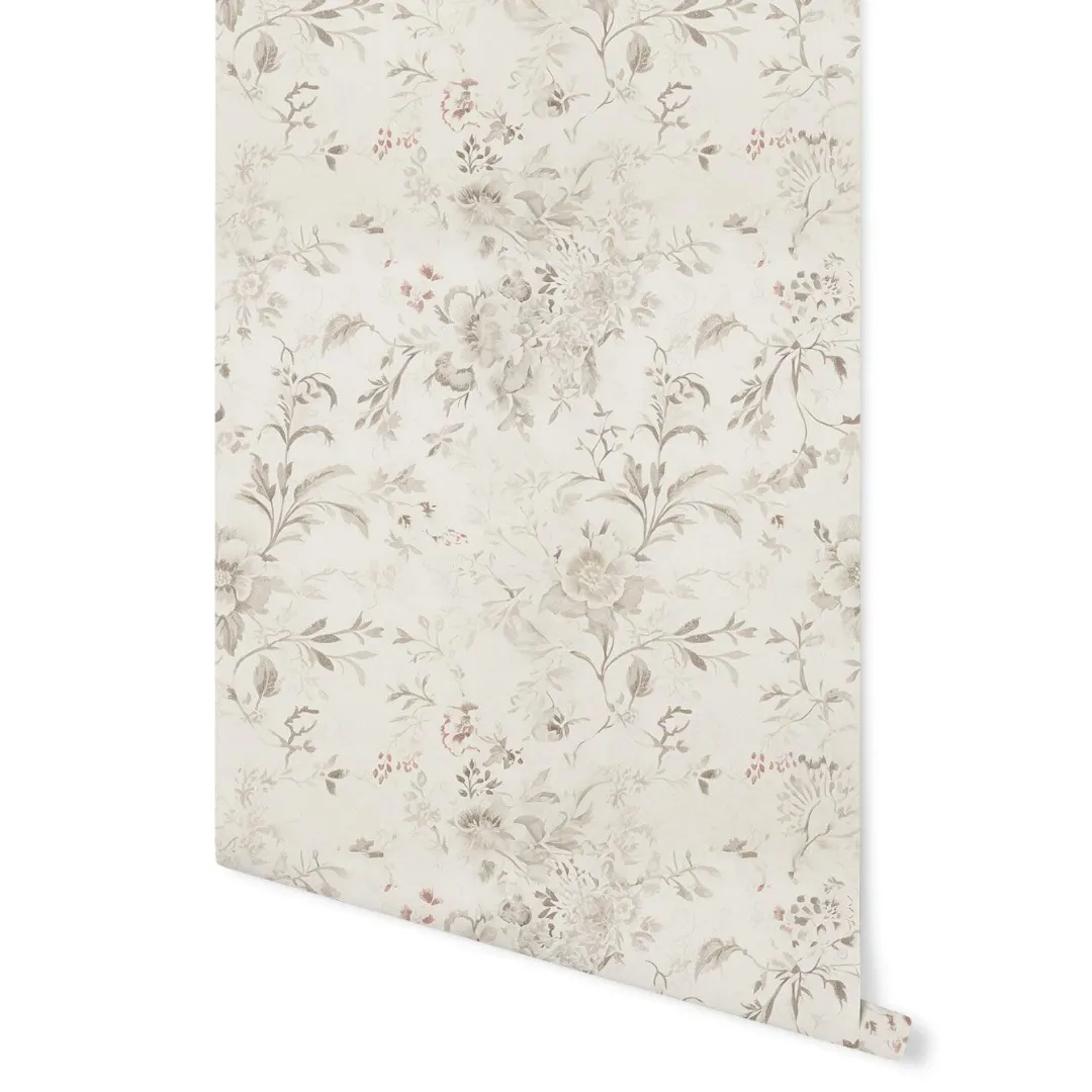 Antique Floral Wallpaper