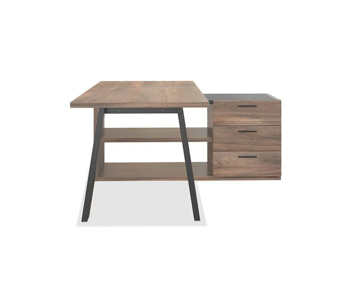 Arren Desk With Reversible Return