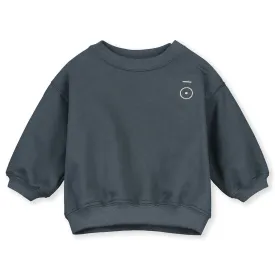 Baby Dropped Shoulder Sweater in Blue Grey by Gray Label