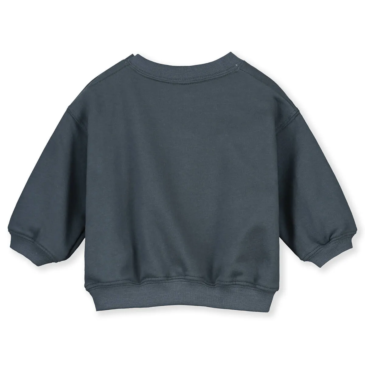 Baby Dropped Shoulder Sweater in Blue Grey by Gray Label