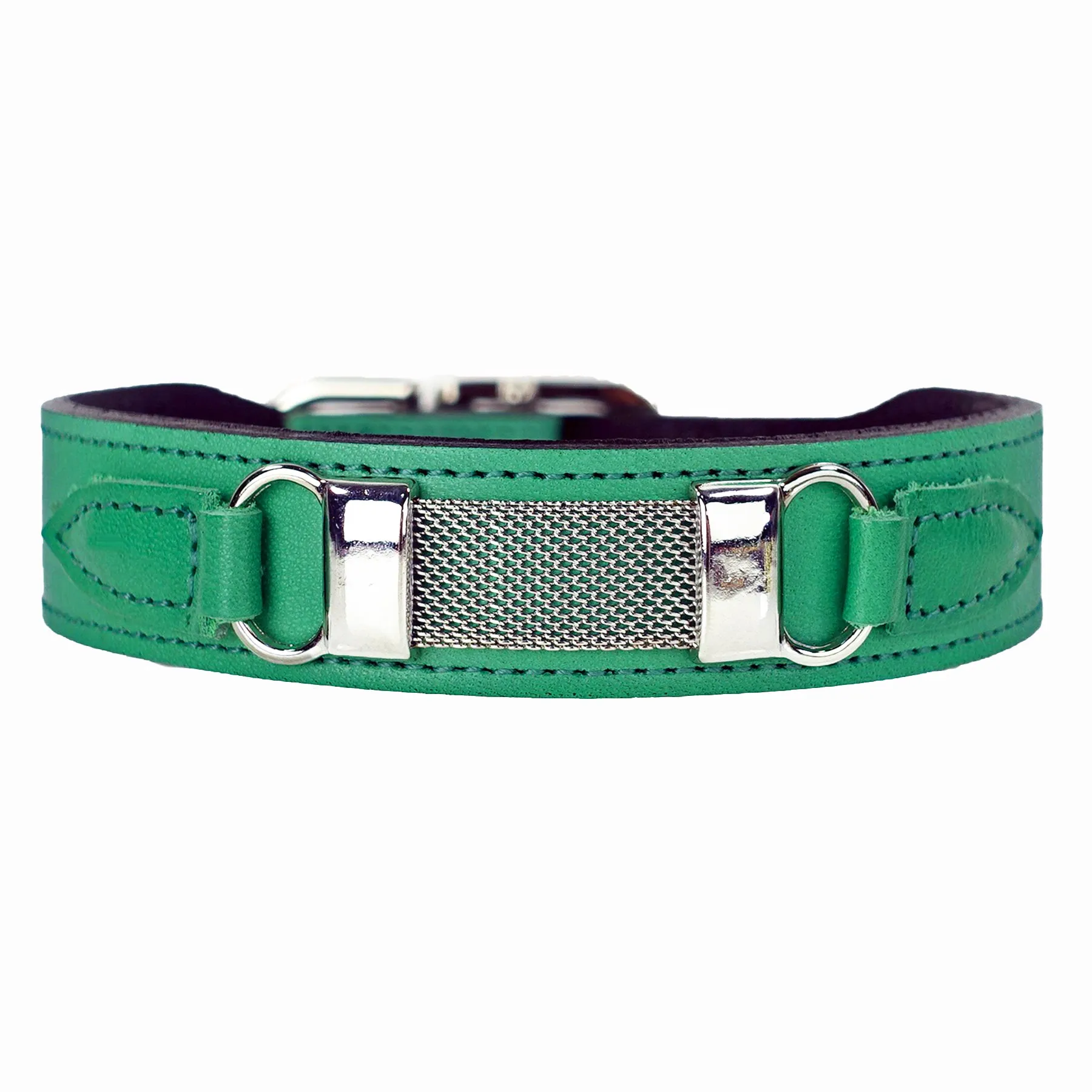 Barclay Dog Collar in Emerald Green