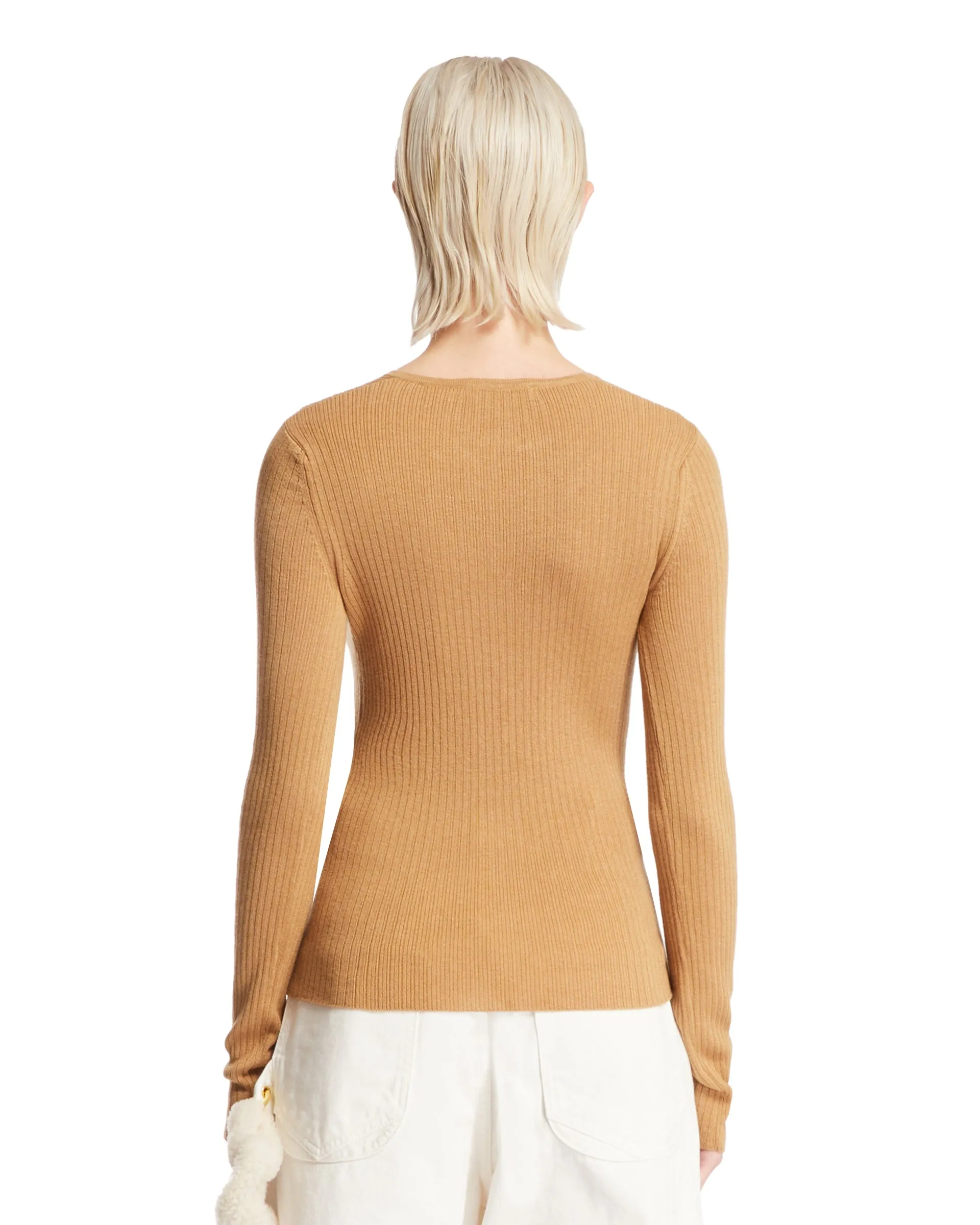 Beige Cashmere Silk Jumper