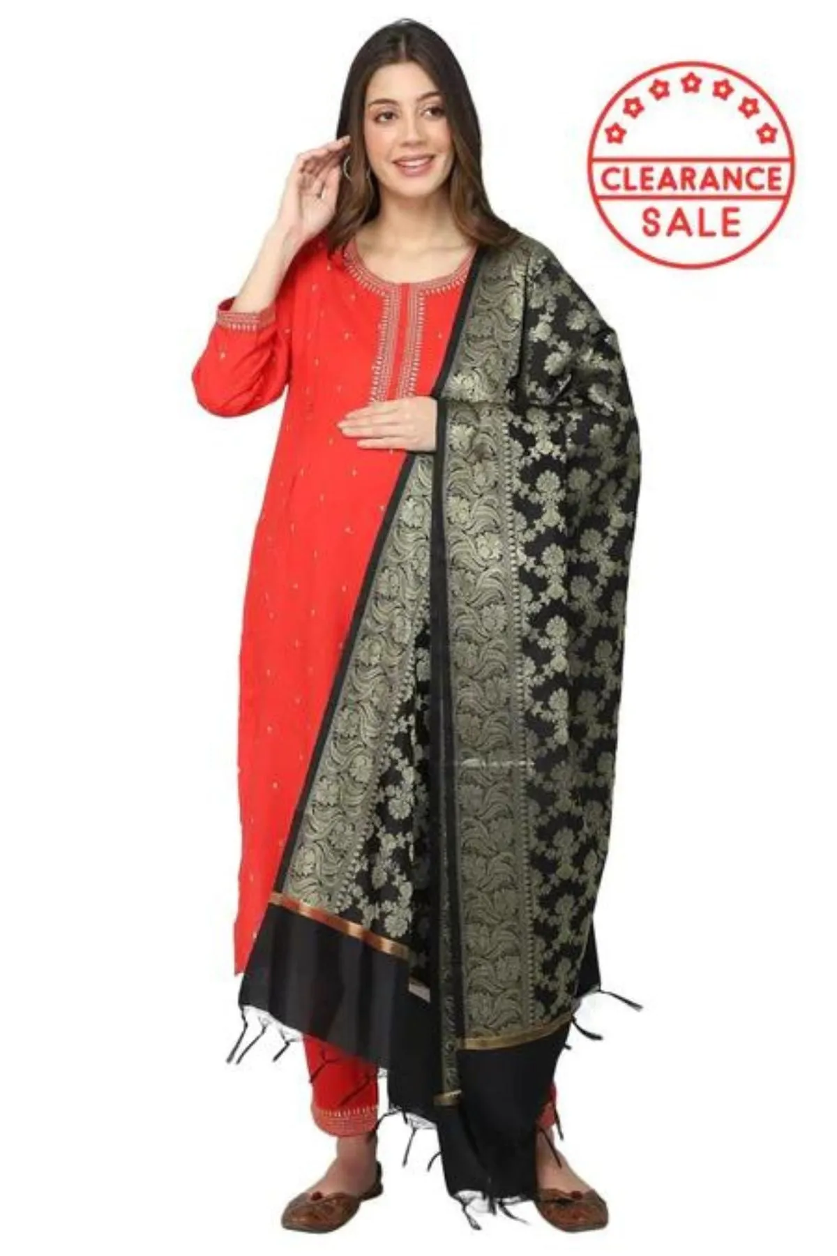 Black Banarasi Dupatta