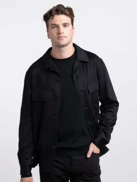 Black Oasi Cashmere Alba Overshirt