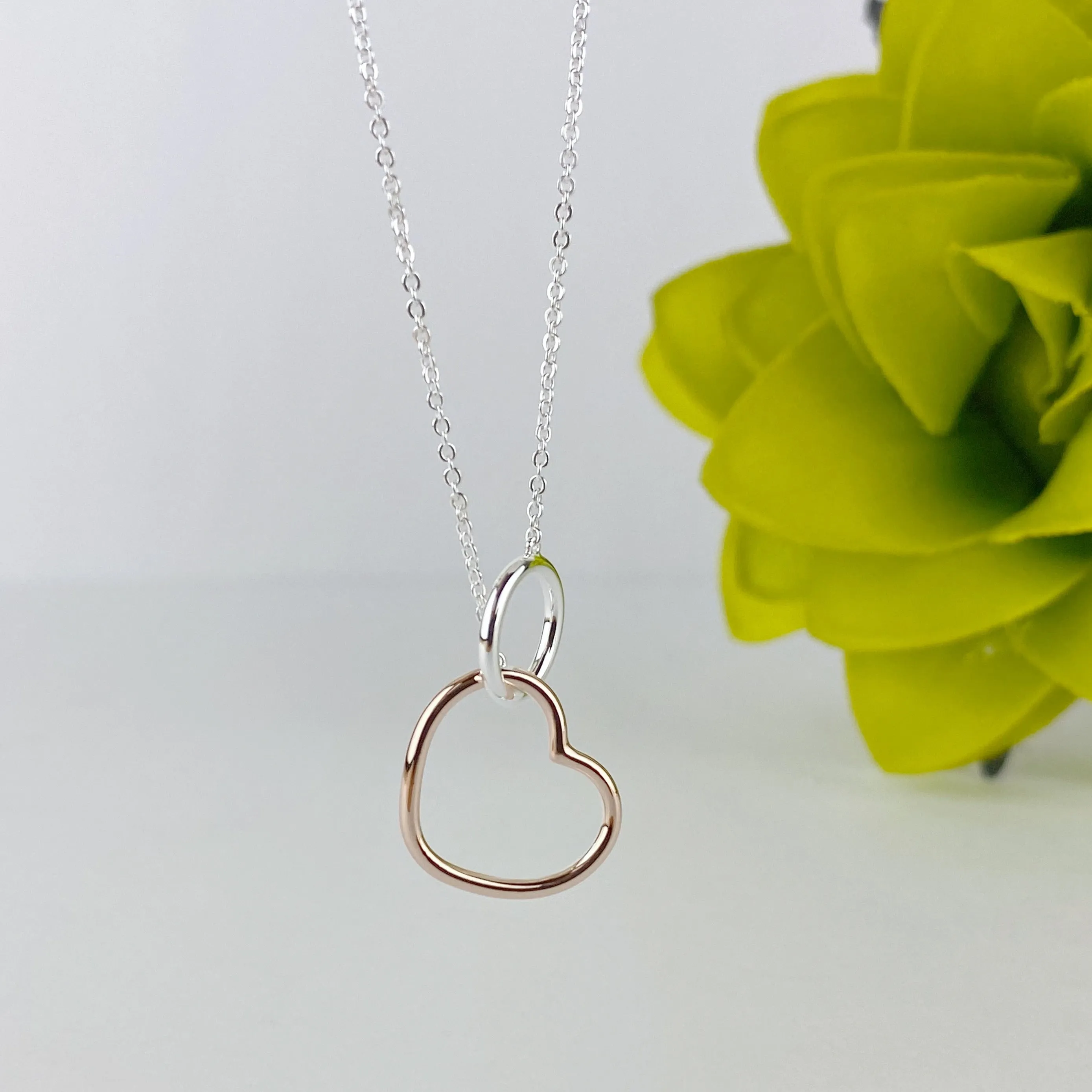 Blush Heart Pendant - SCHN1079