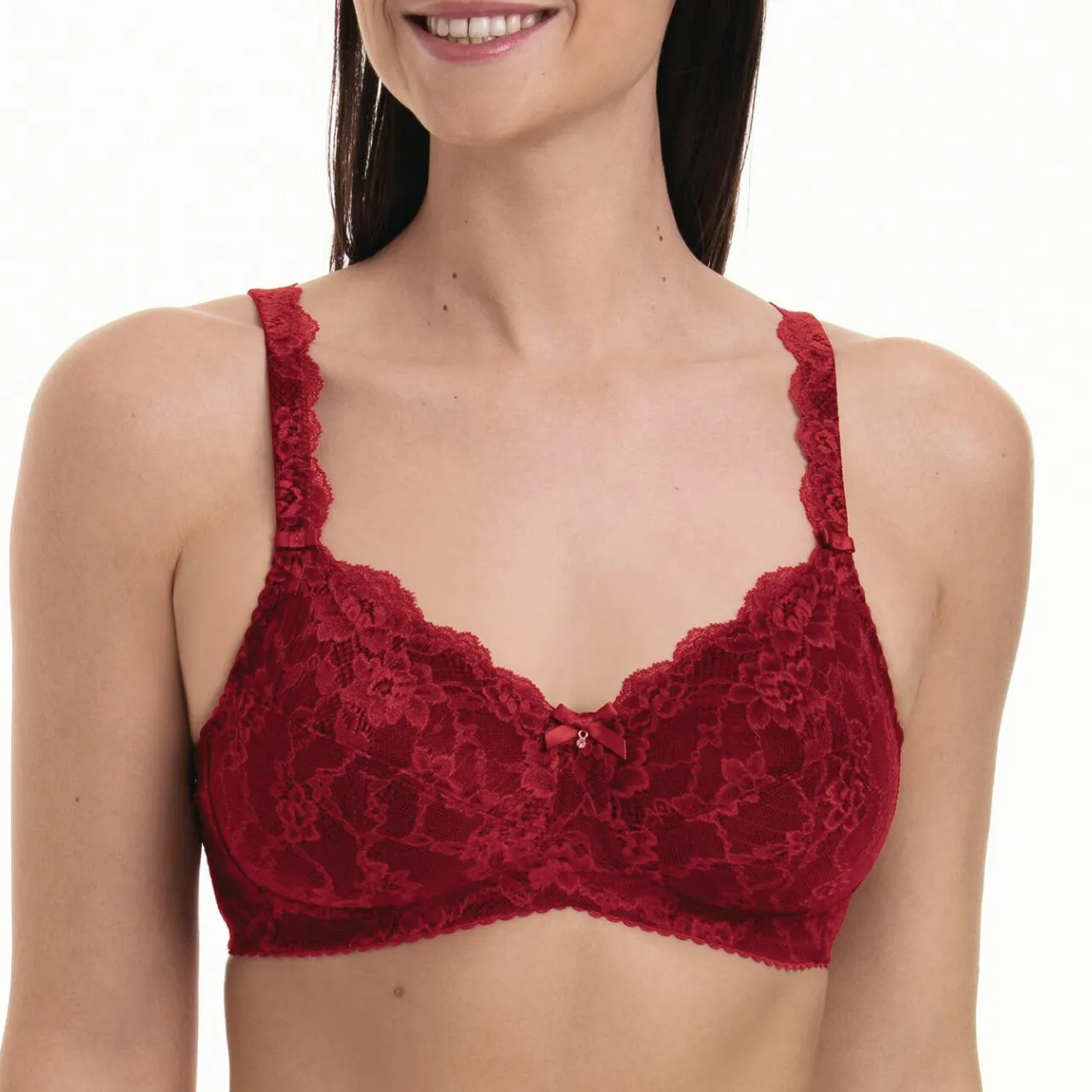 Bobette Post Mastectomy Bra in Ruby