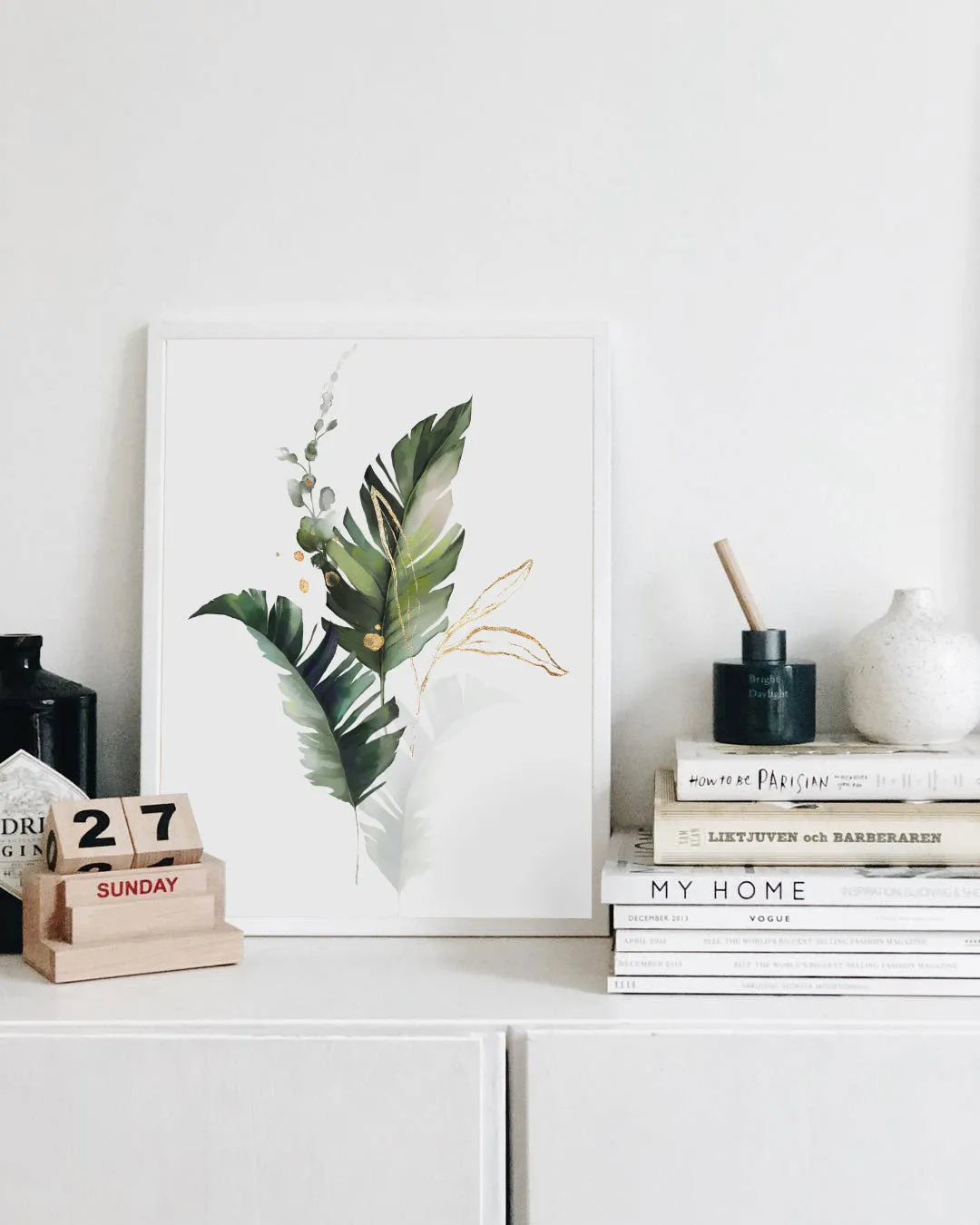 Botanical Wall Art Print 'Feathered' - Plant Prints, Botanical Art Prints and Botanical Illustrations