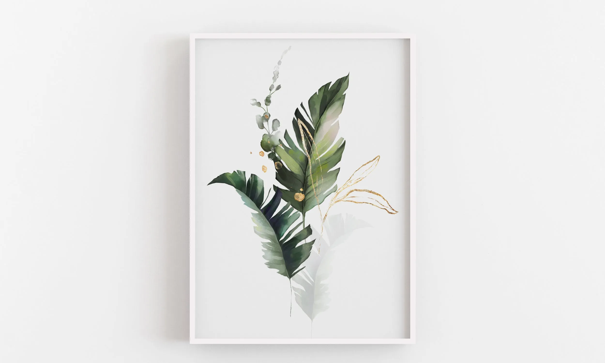 Botanical Wall Art Print 'Feathered' - Plant Prints, Botanical Art Prints and Botanical Illustrations