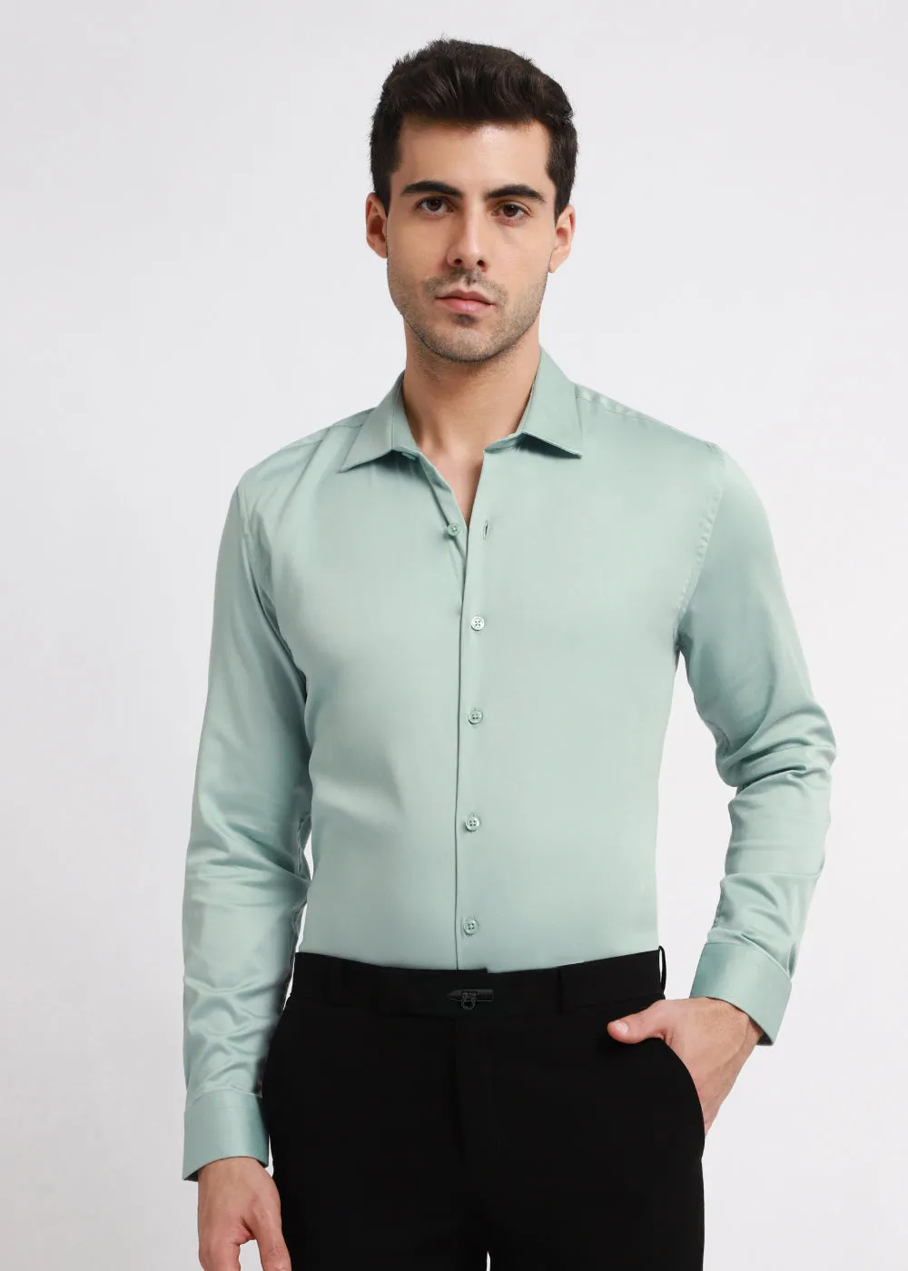 Brook Green Satin Shirt