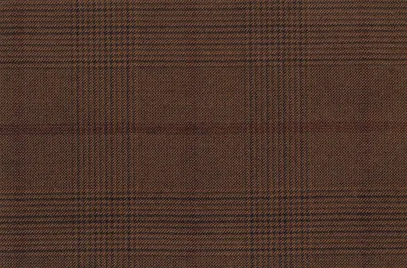 Brown Check 95% Wool 5% Cashmere (Ref-792022)