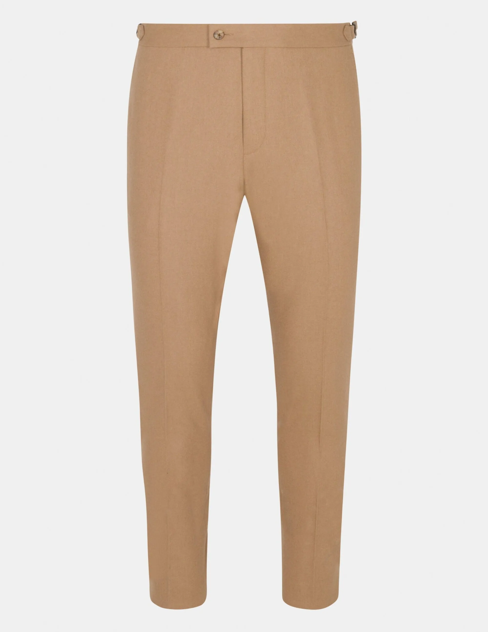 Camel Wool Cashmere Trousers