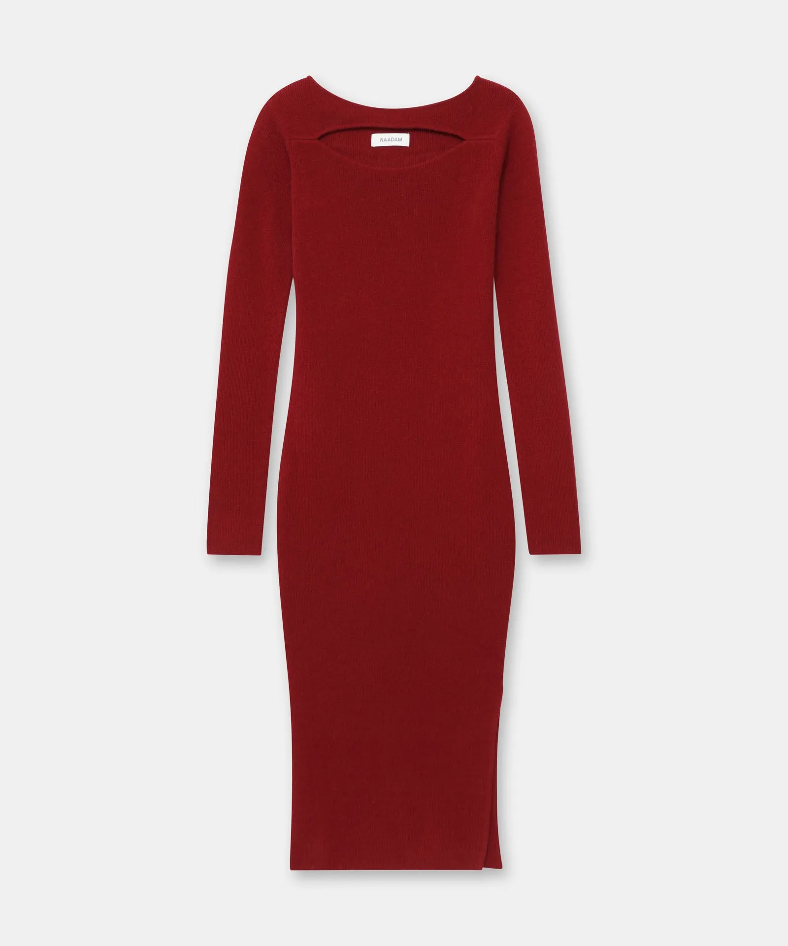 Cashmere Cut Out Reversible Midi Dress