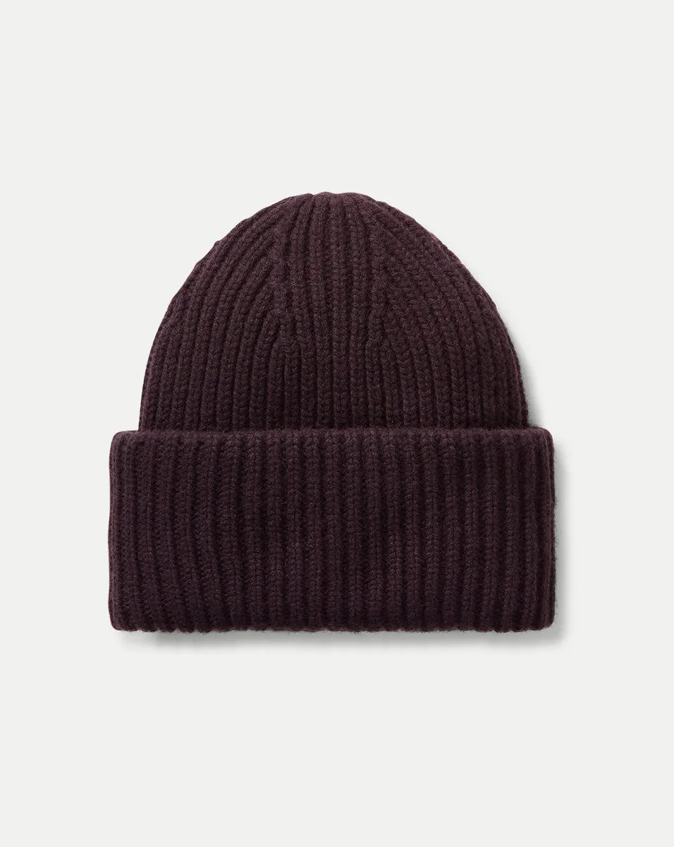 Cashmere Foldover Beanie