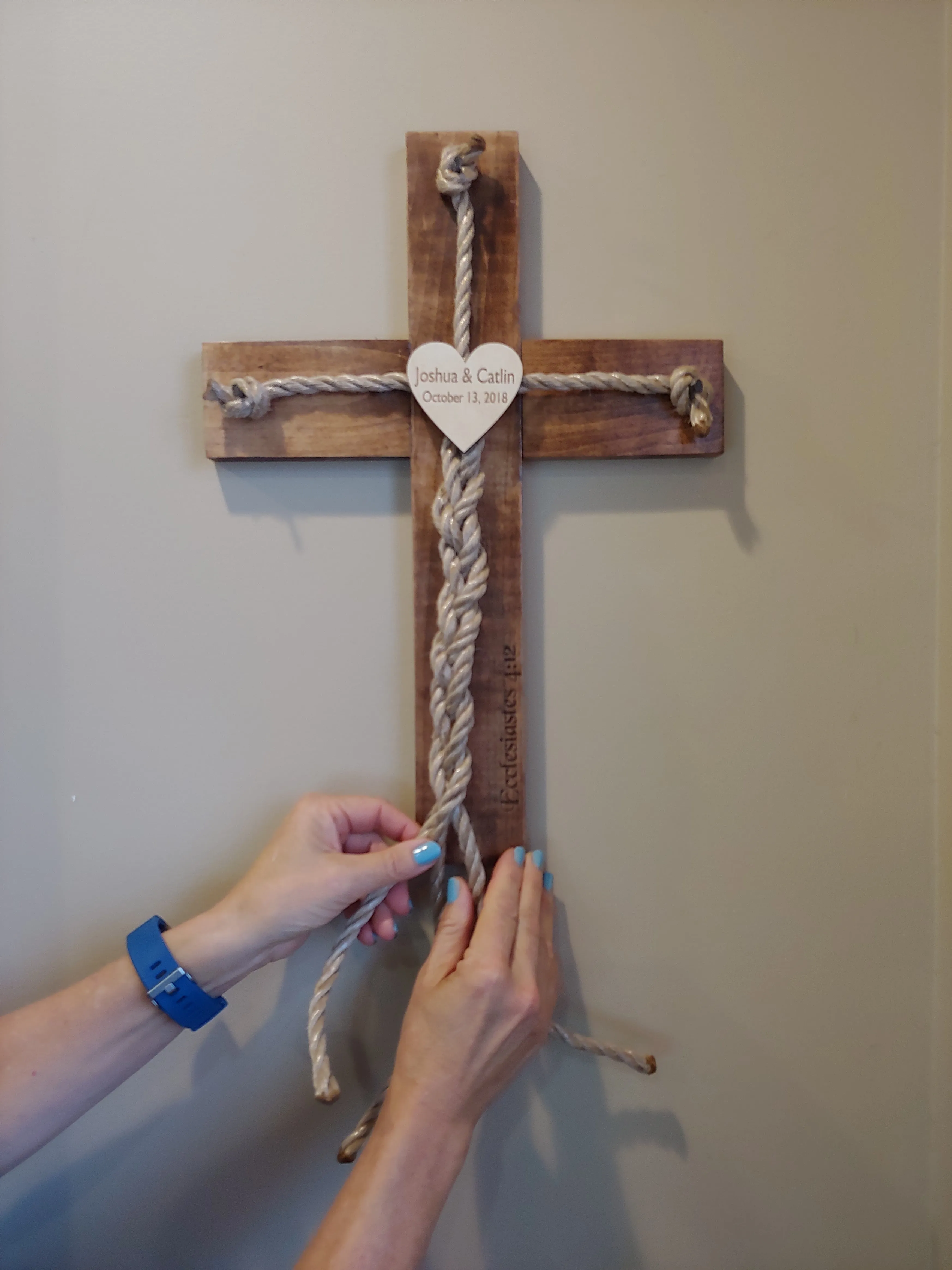 Cord of Three Wedding Cross