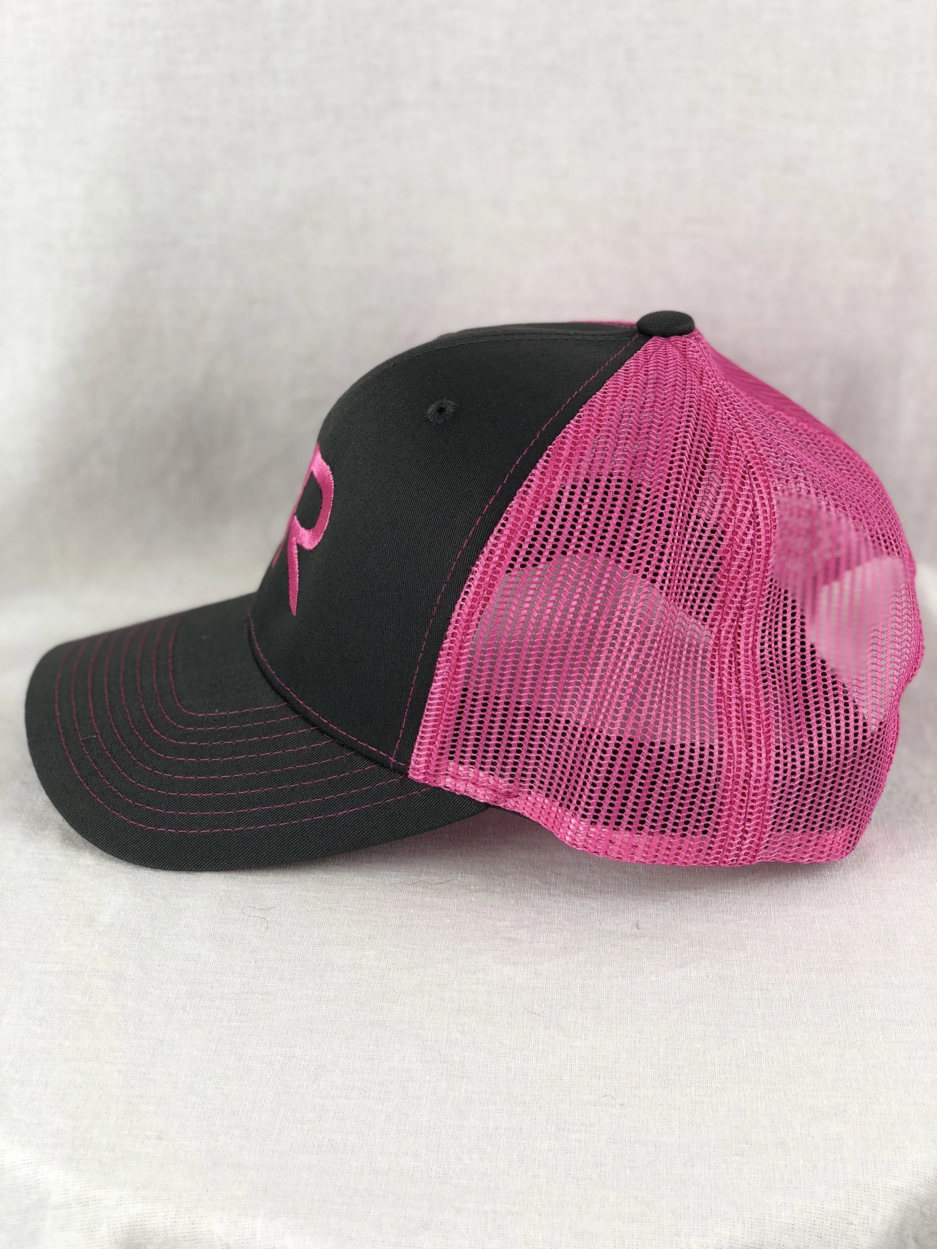 CR Gray and Pink Mesh Hat