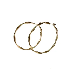 Crysta Ribbon Hoops