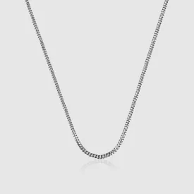 Cuban (Sterling Silver) 2mm