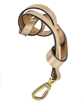 Daisy Dog Leash in Metallic Gold & Gold