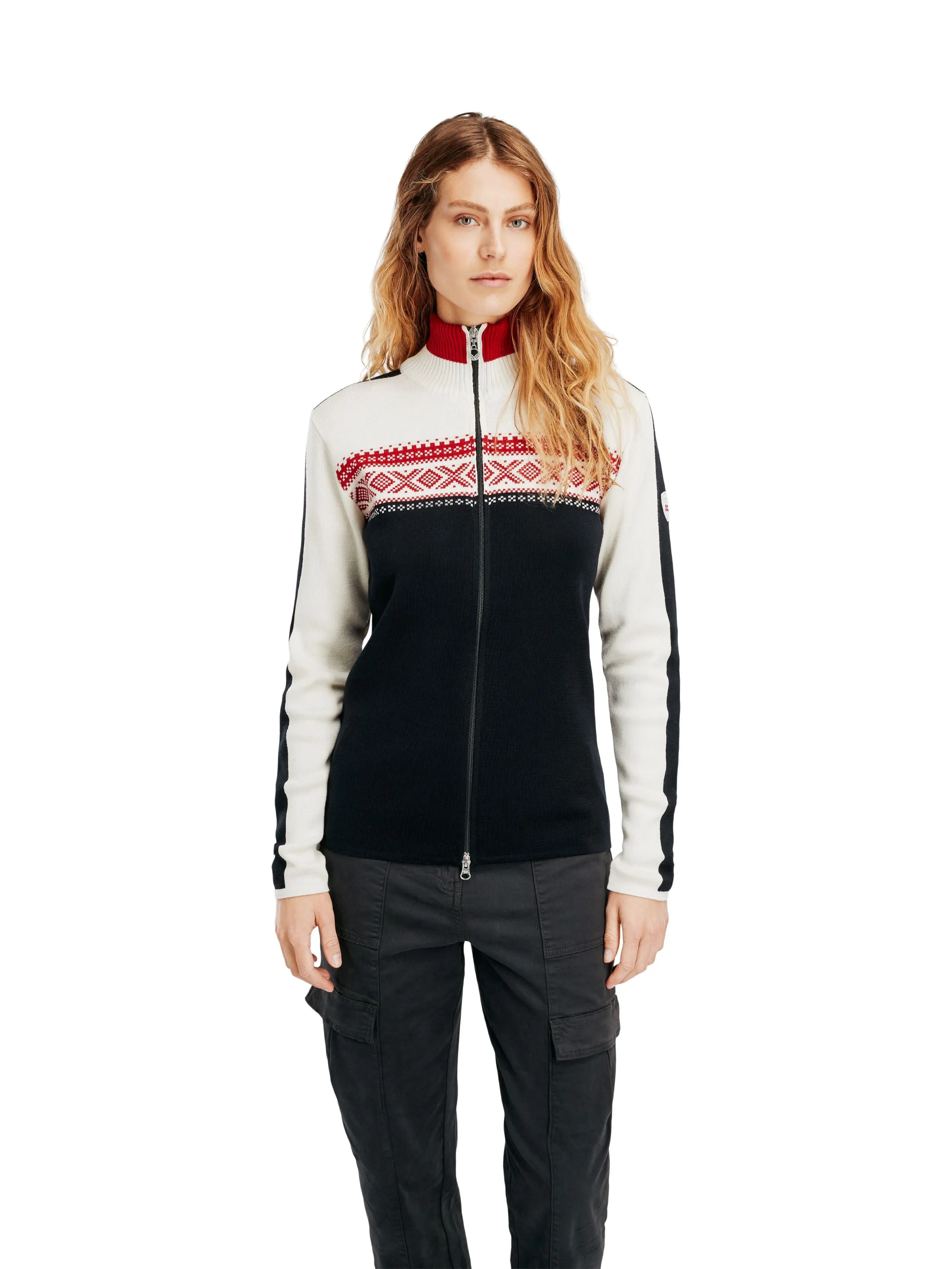 Dale of Norway - Dystingen Women's Jacket - Black and red