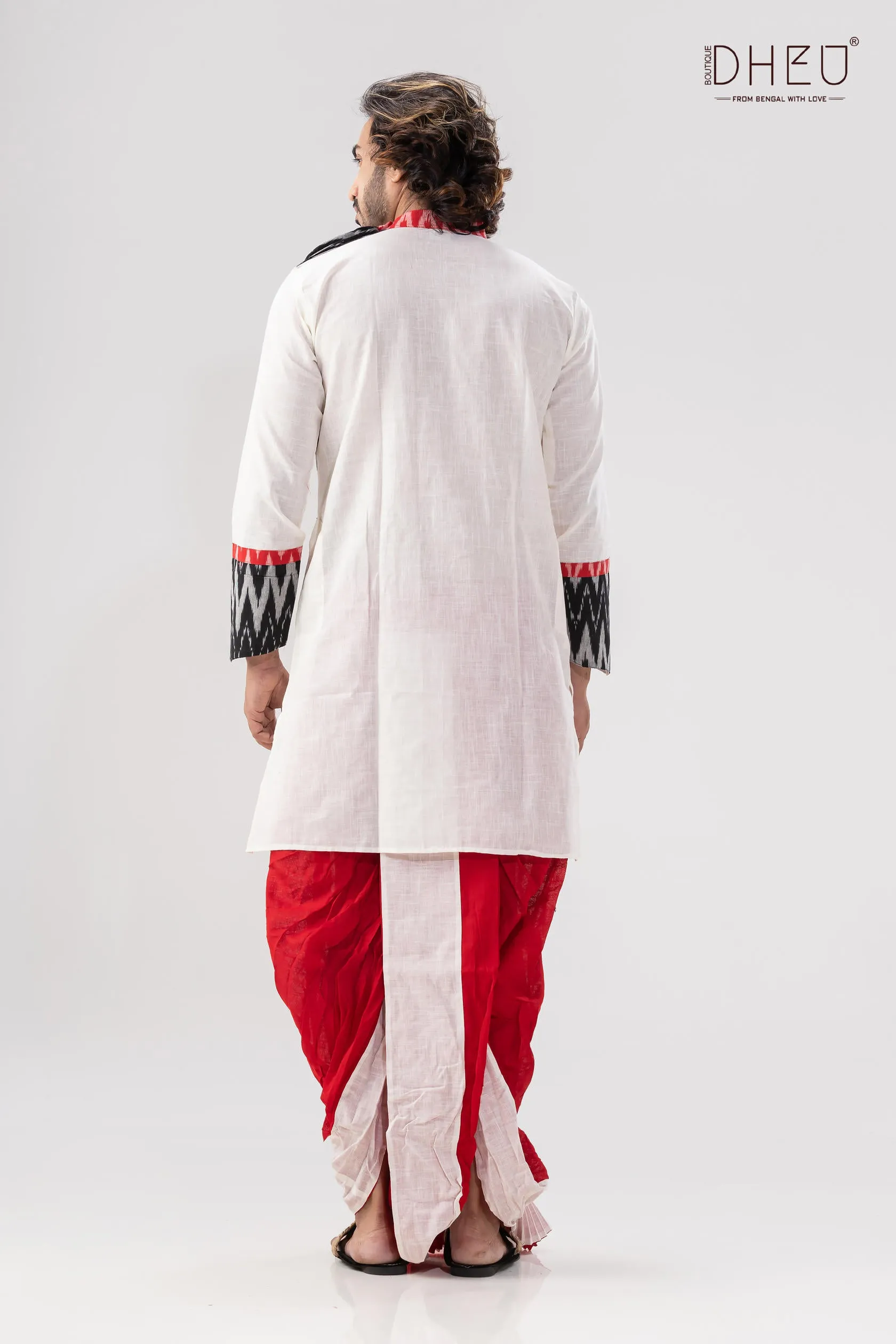 Damodar Designer Kurta Dhoti(Optional) Set