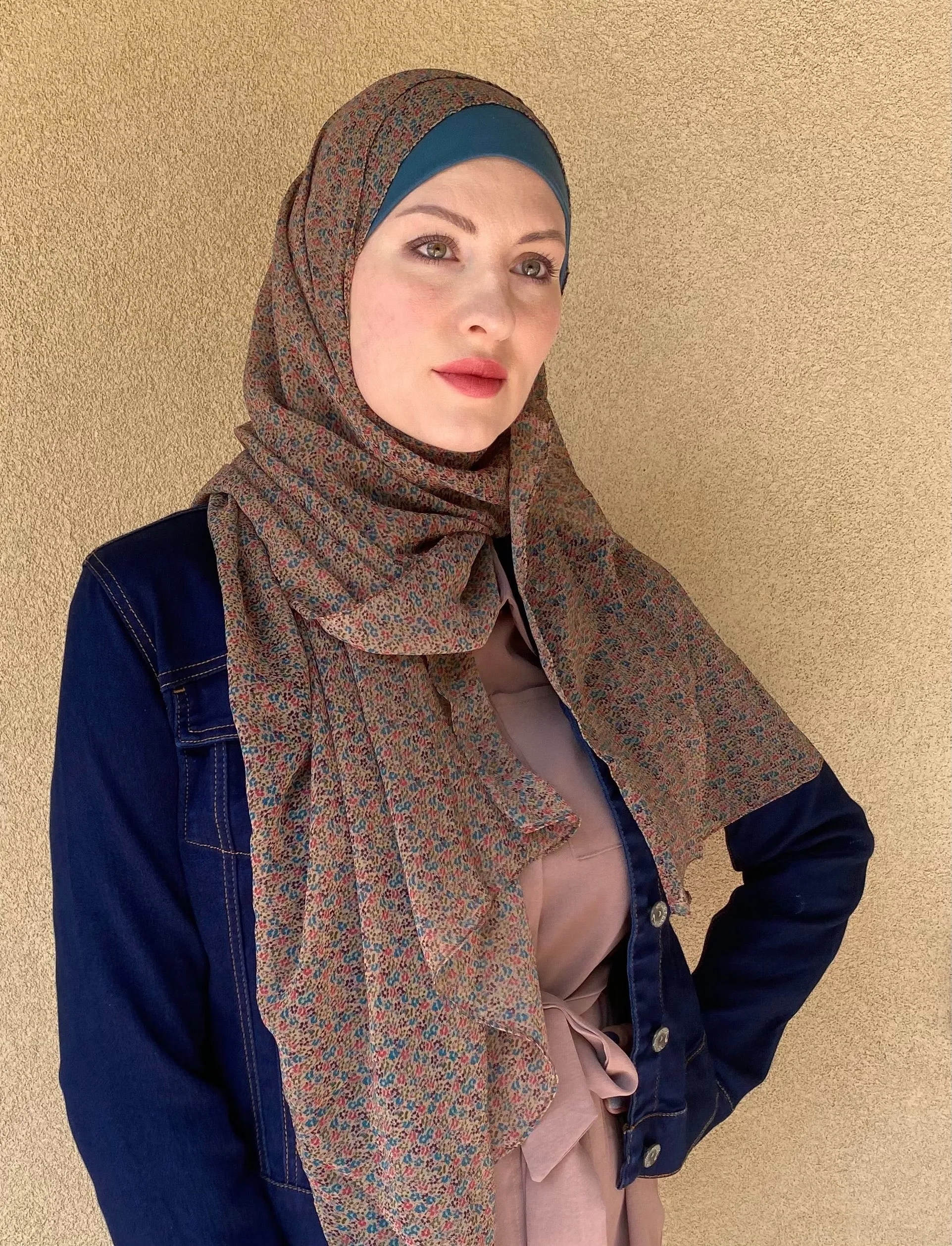 Earthbound Printed Chiffon Shawls/Hijabs