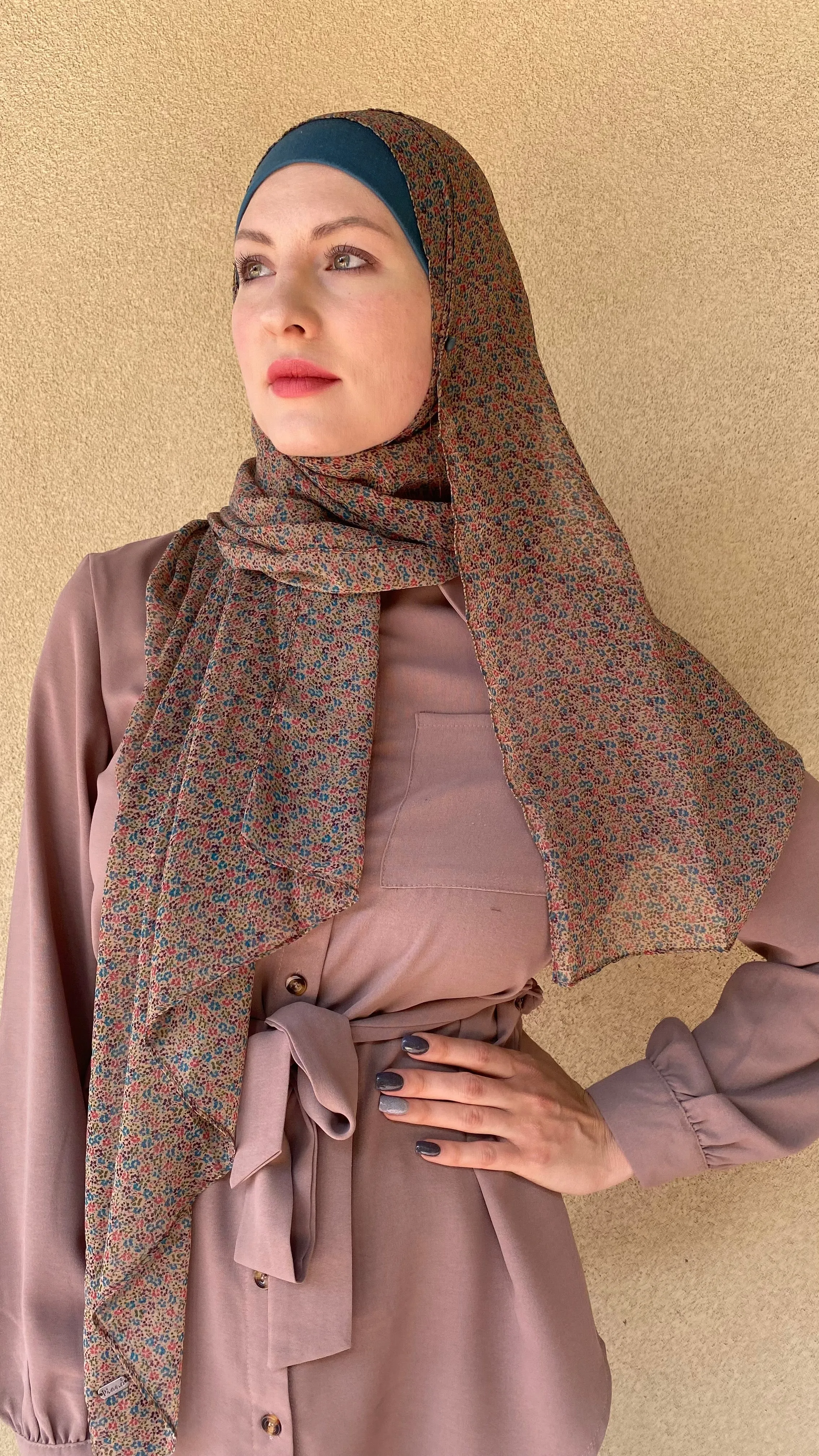 Earthbound Printed Chiffon Shawls/Hijabs