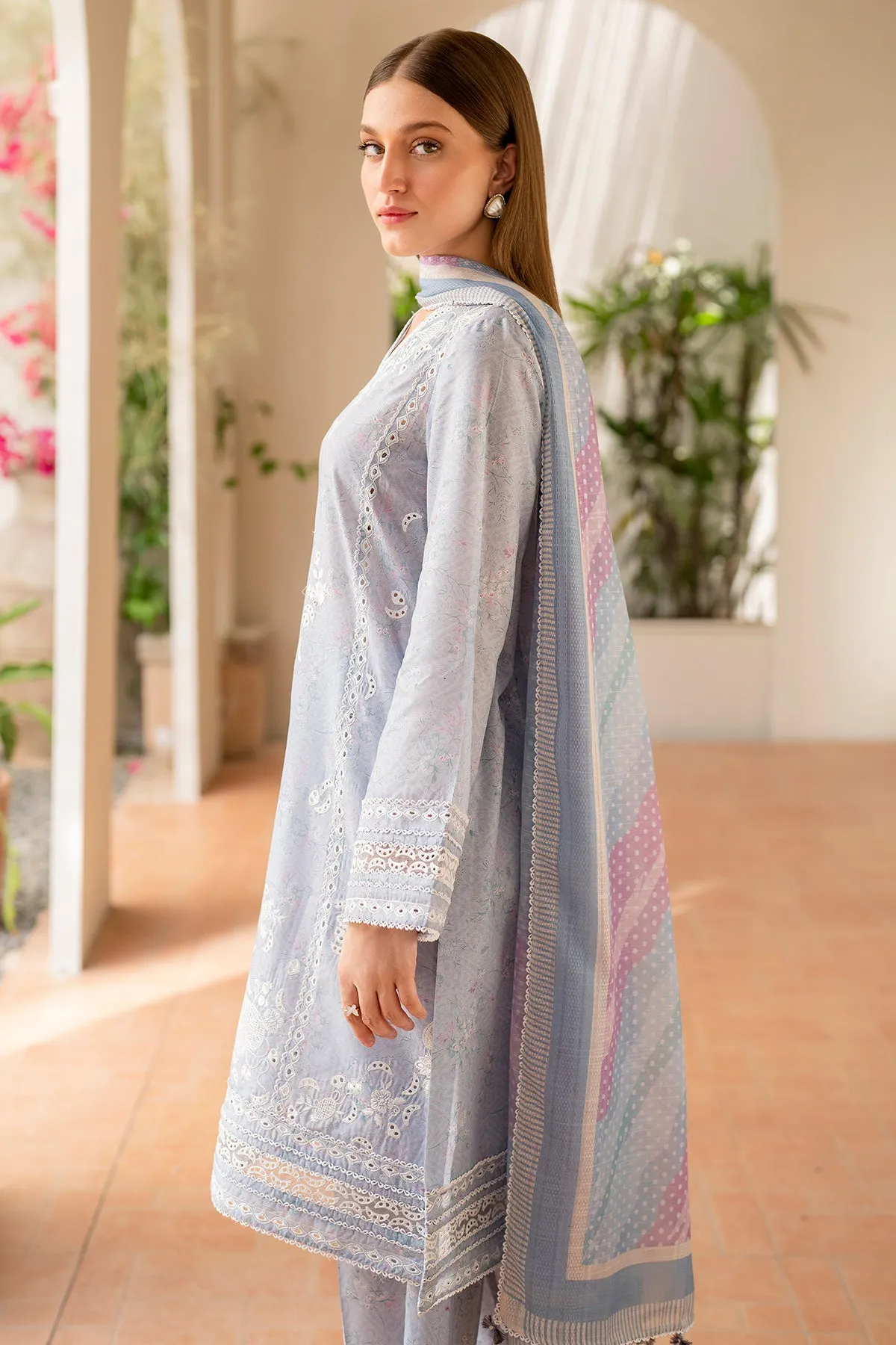 EMBROIDERED LAWN USE-9043