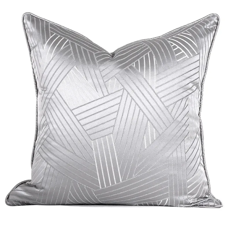 Eva Satin Luxury Throw Cushions