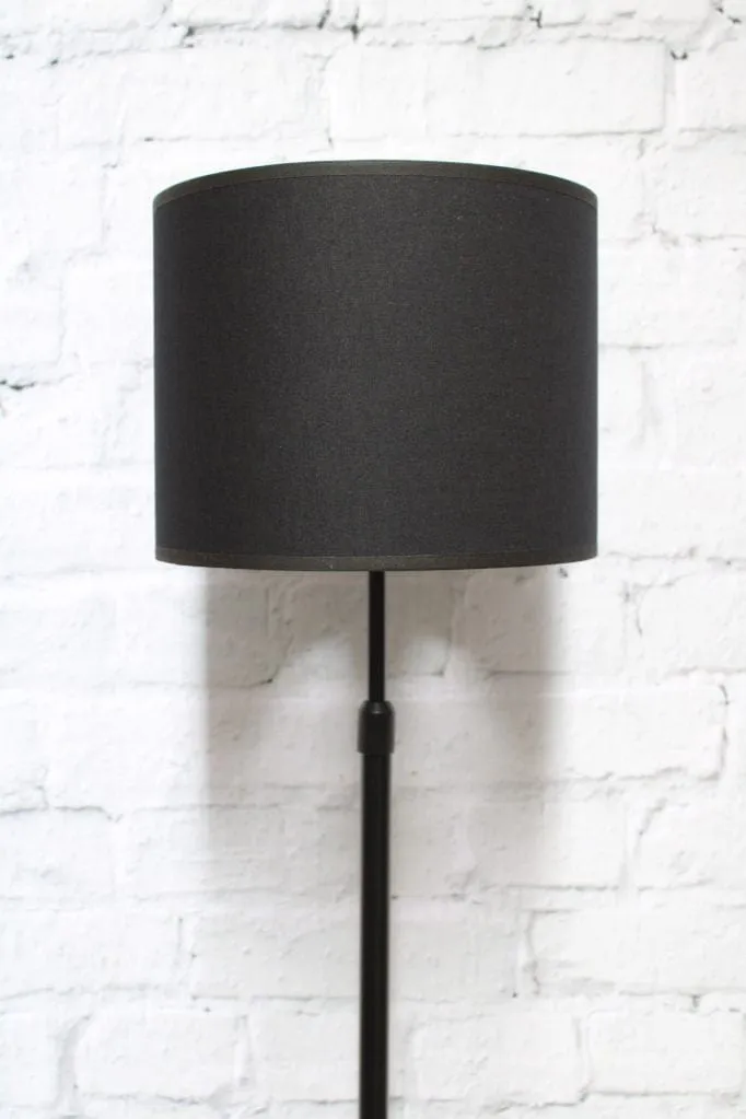 Fabric Drum Floor Lamp