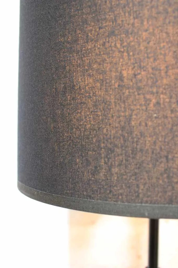 Fabric Drum Floor Lamp