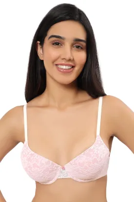 Floral Romance Lightly Padded Wired Full Coverage Bra - Angel W_Bridal R