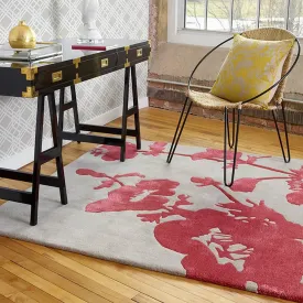 Florence Broadhurst Floral Poppy Rug