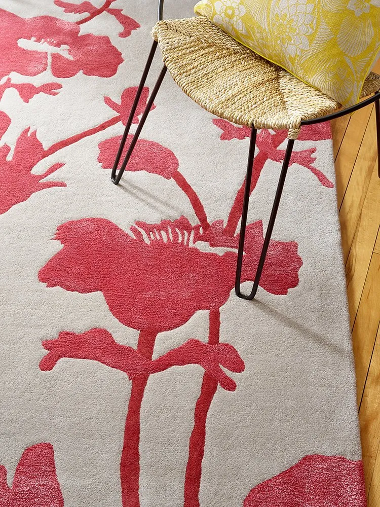 Florence Broadhurst Floral Poppy Rug