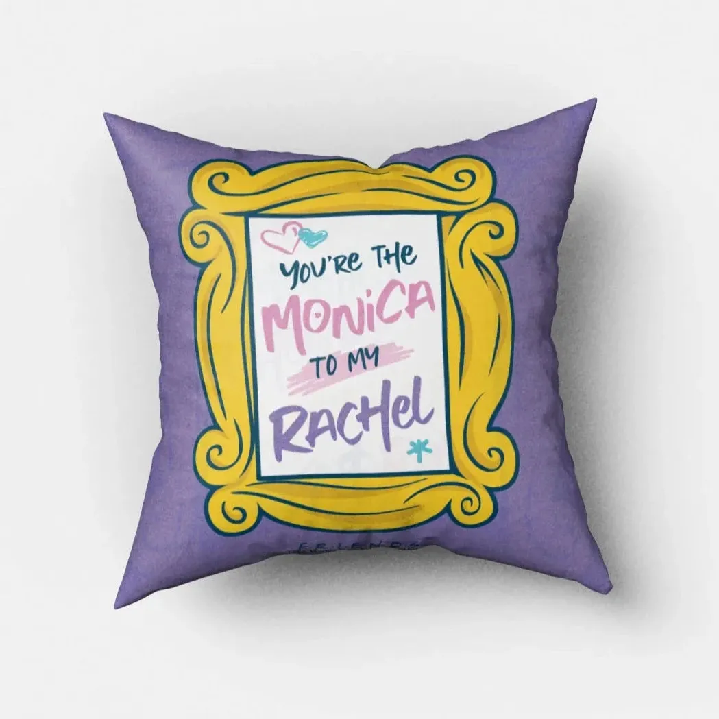 Friends Monica To Rachel Square Pillow