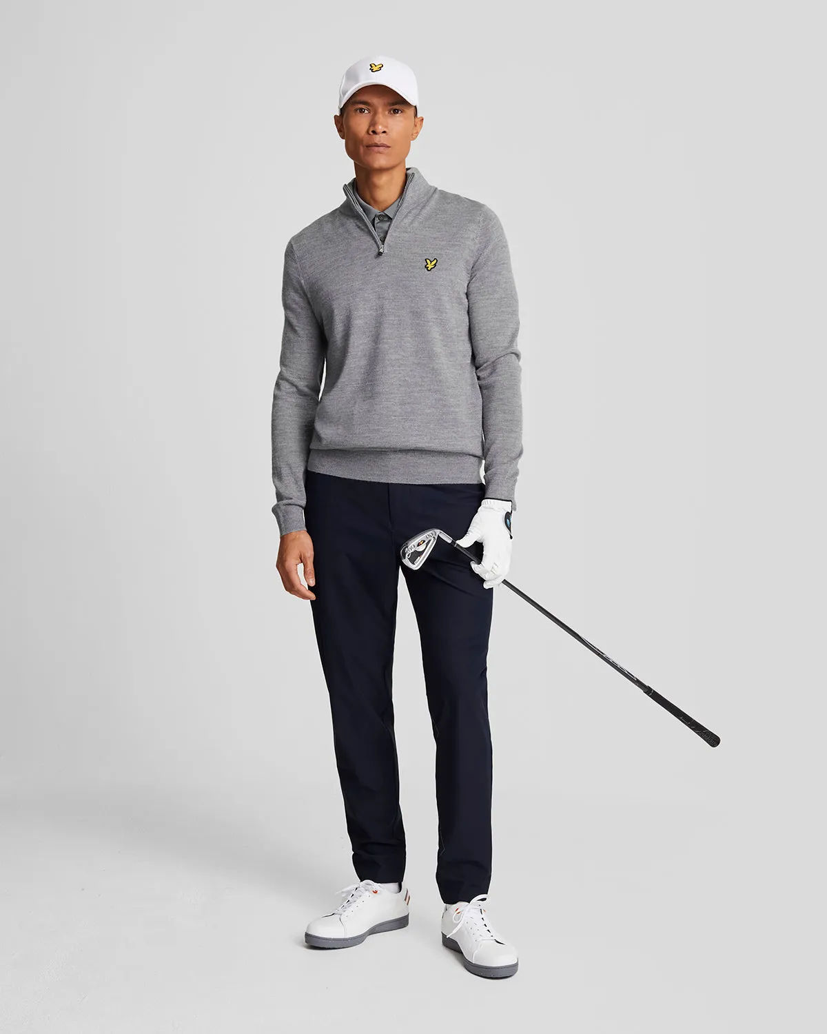 Golf 1/4 Zip Merino Jumper