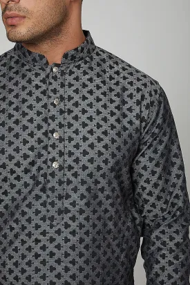 Gray Club Kurta