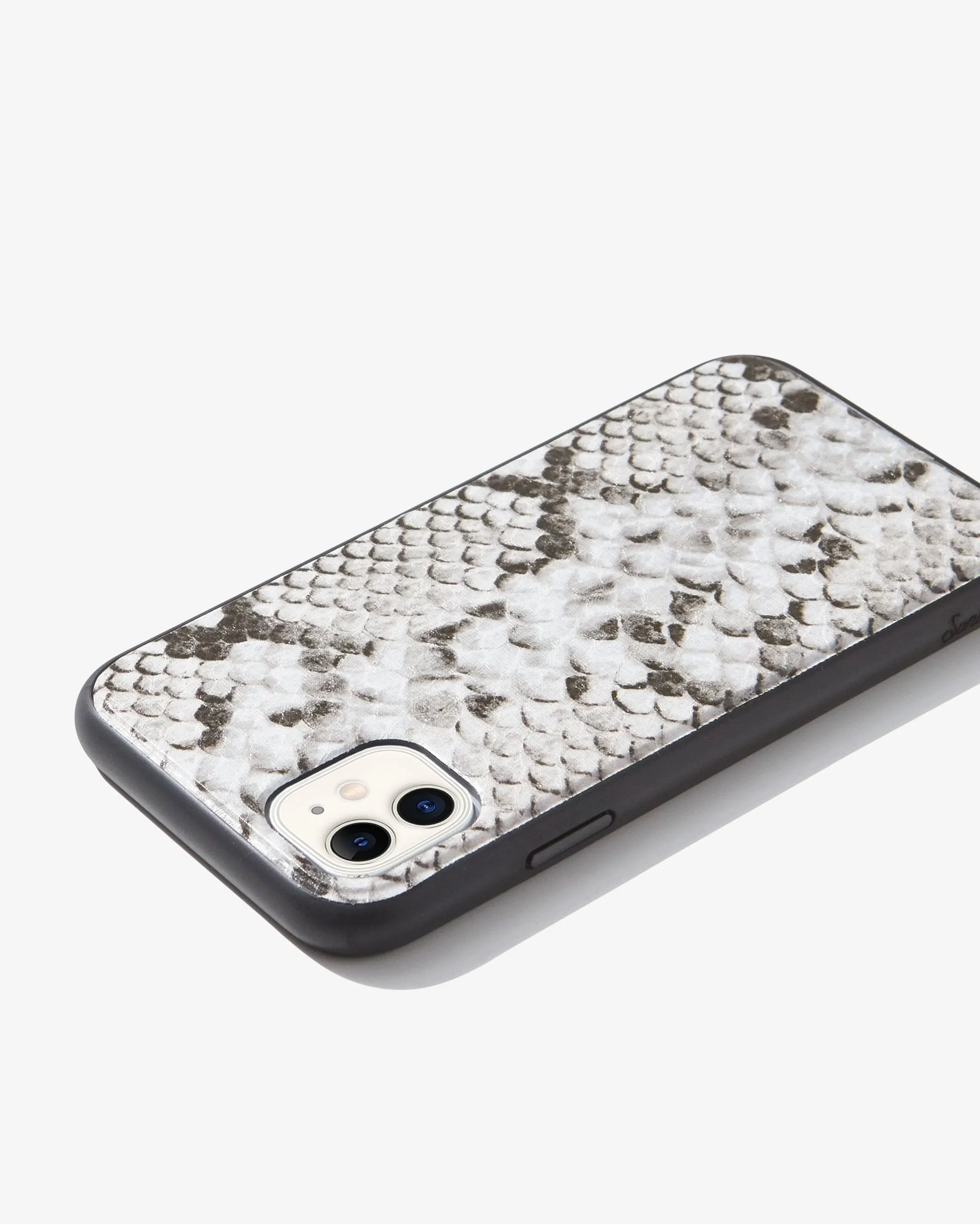 Gray Python Leather, iPhone (11 / XR)