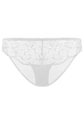 HSIA Blossom Lace Light Gray Bikini Underwear