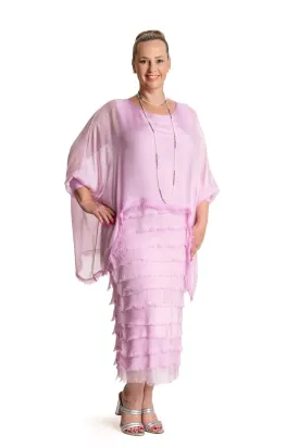 Imagine Linen - 101M3862PP Candie Silk Dress